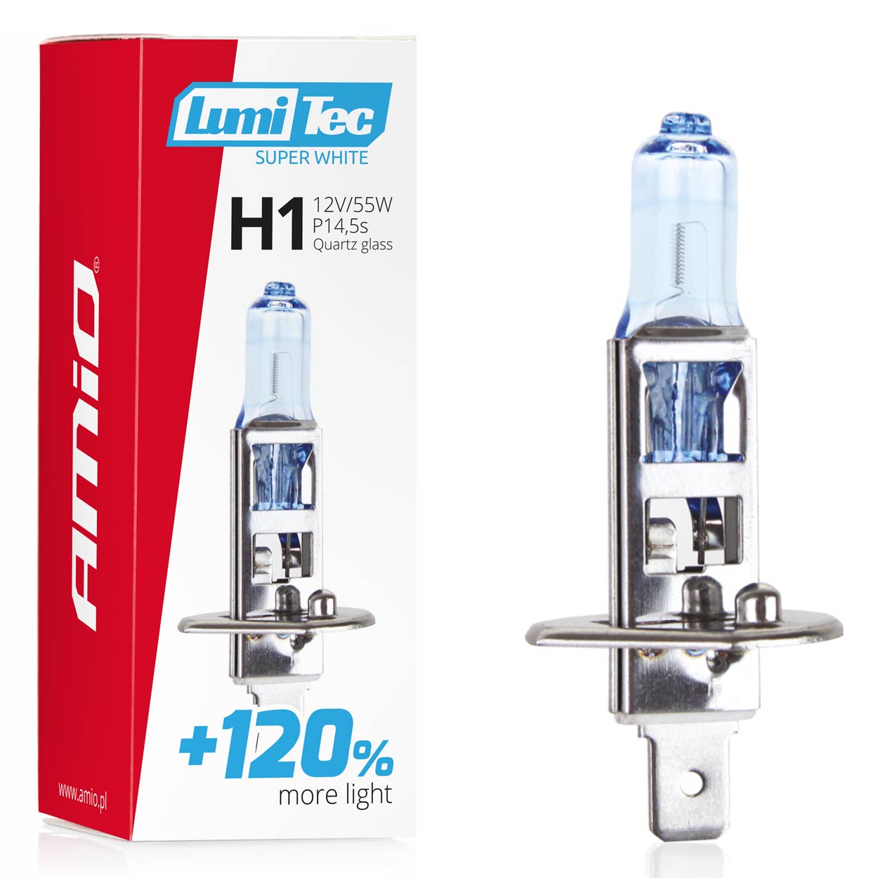 LumiTec Super White H1 halogenlampa 12V 55W