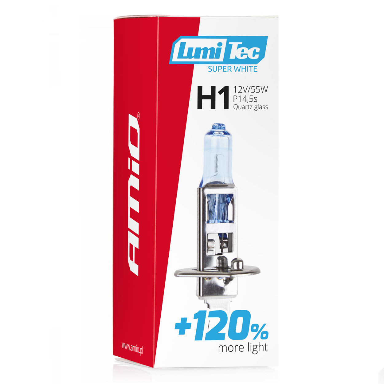 LumiTec Super White halogenlampa med E1-typgodkännande