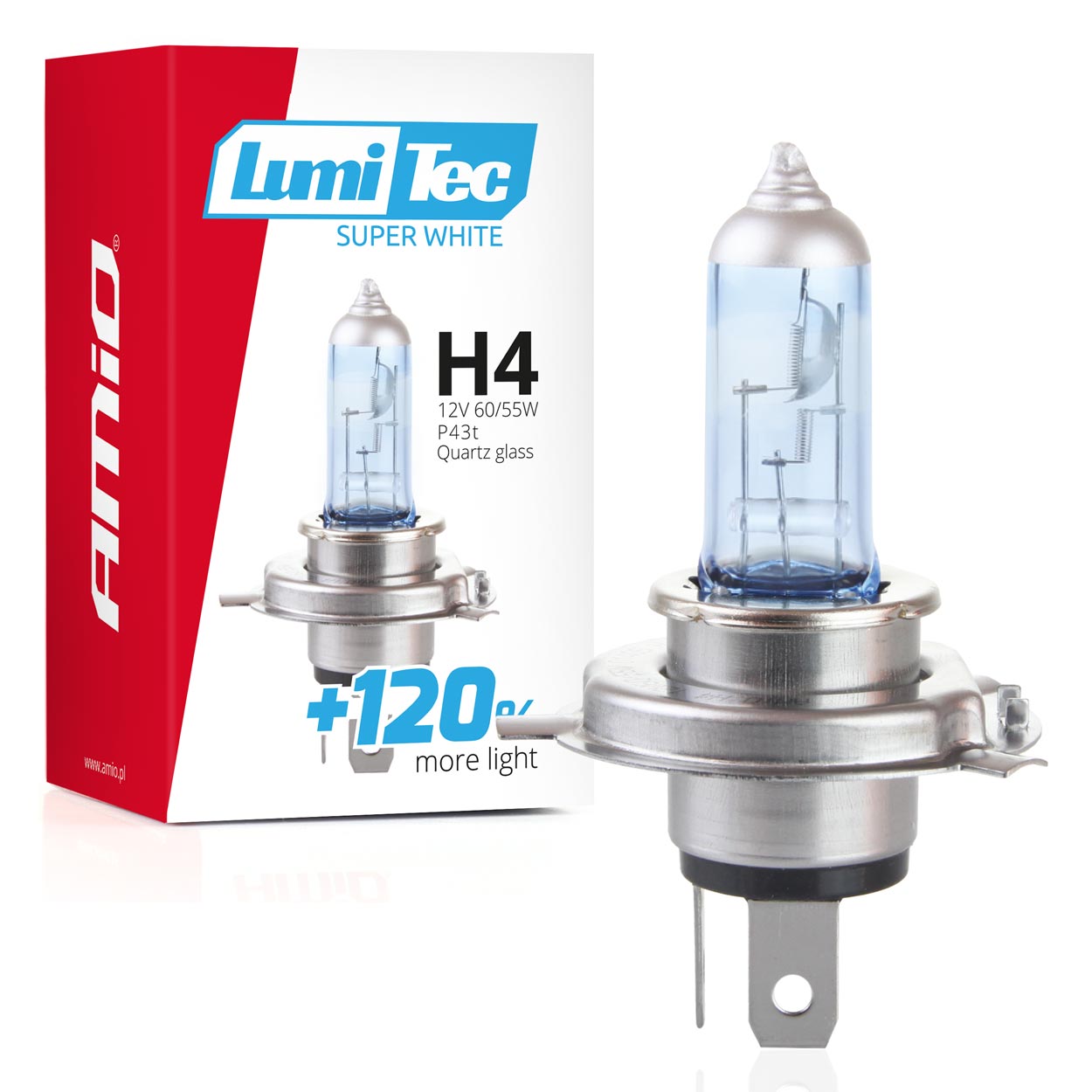 LumiTec Super White H4-halogenlampa