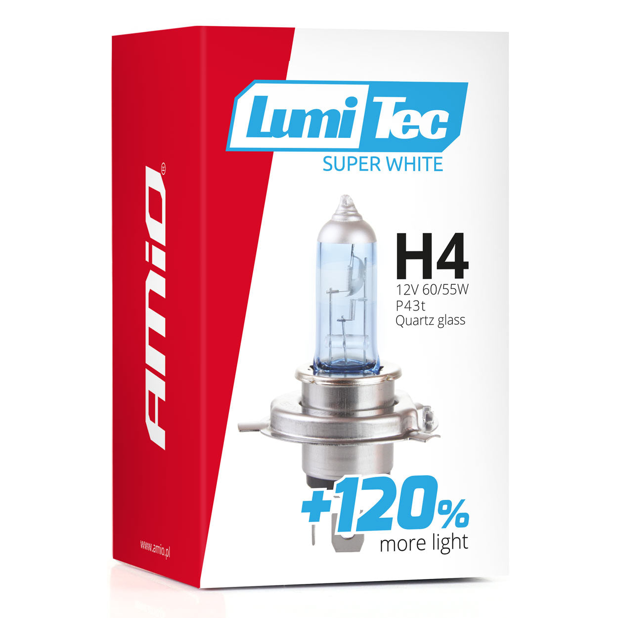 LumiTec H4-halogenlampa 12V 60/55W