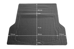 Bagagerumsmatta i gummi med måtten 137 x 108 cm