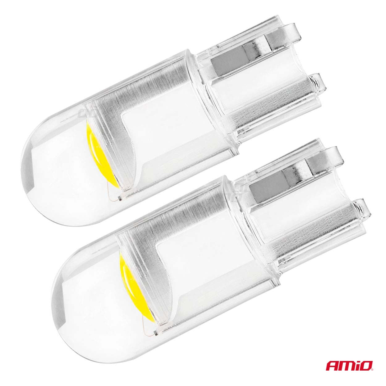 T10 W5W COB LED-pære set fra siden