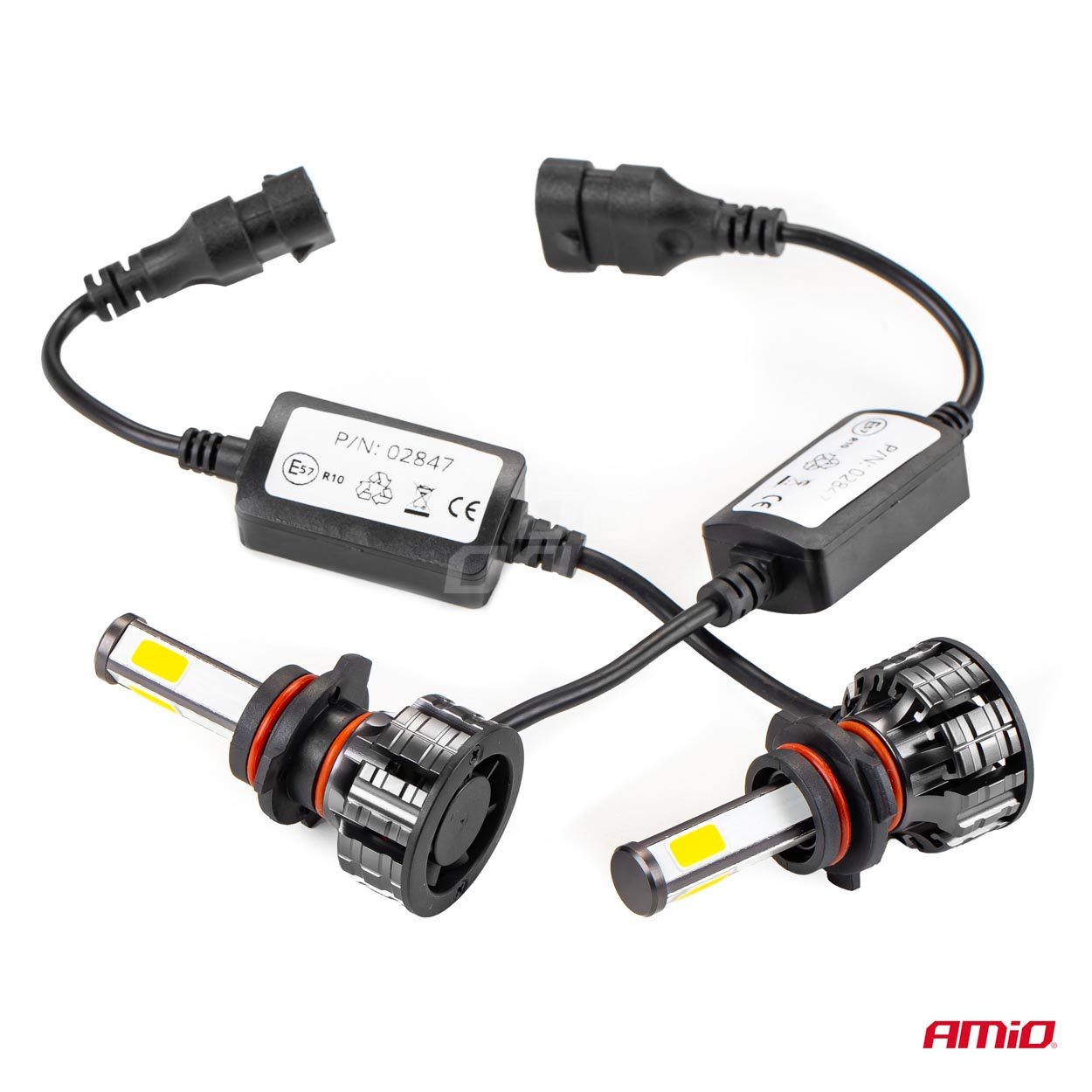 HB4 LED-lampor med fläkt