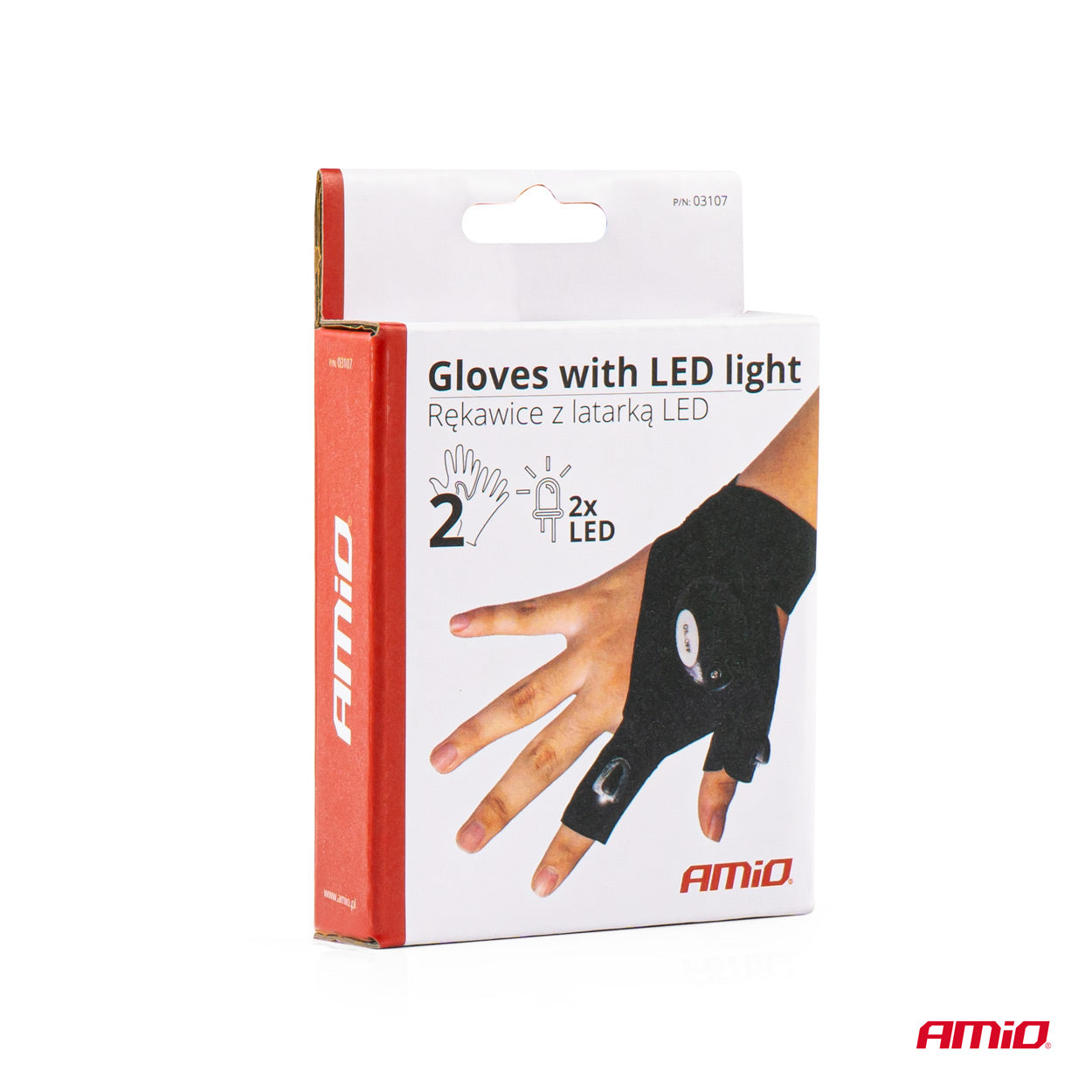 Flexibla arbetshandskar med LED-lampor