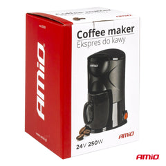 Kaffebryggare för bil med tvättbart filter