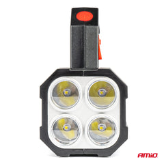 LED arbejdslommelygte WT17 i sort ABS-plast
