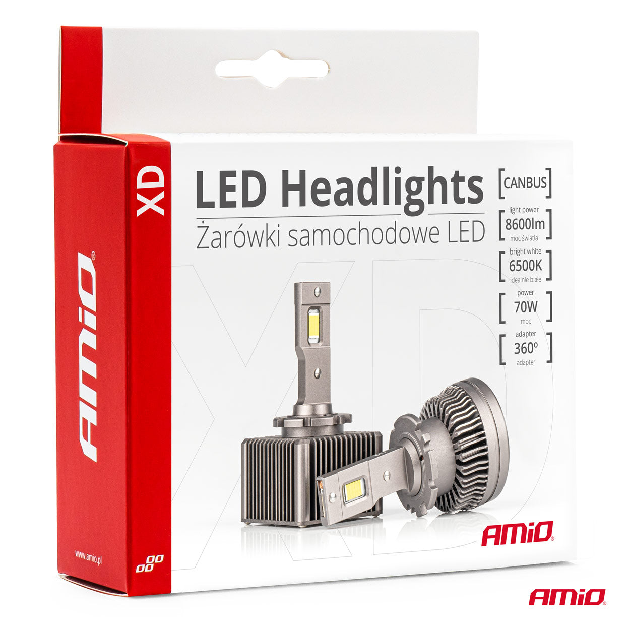 Sæt med LED-pærer til D2S/D2R