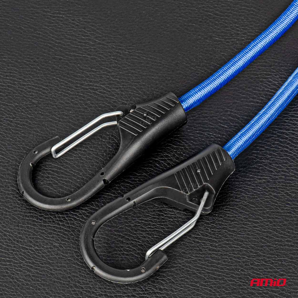 Elastisk lastsikring med karabinhager