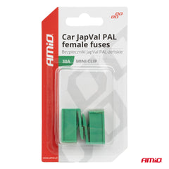JAPVAL PAL hun-sikringer 30 A i blisterpakning