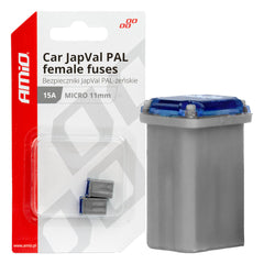 JAPVAL PAL mikrosikringer 15 A, 2 stk.