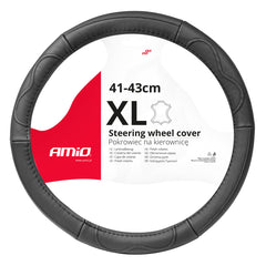 Ratbetræk Leather Series til rat på 41-43 cm