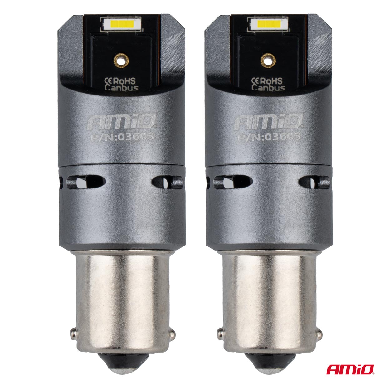 LED-pære BA15S P21W med 1860 SMD og CANBUS