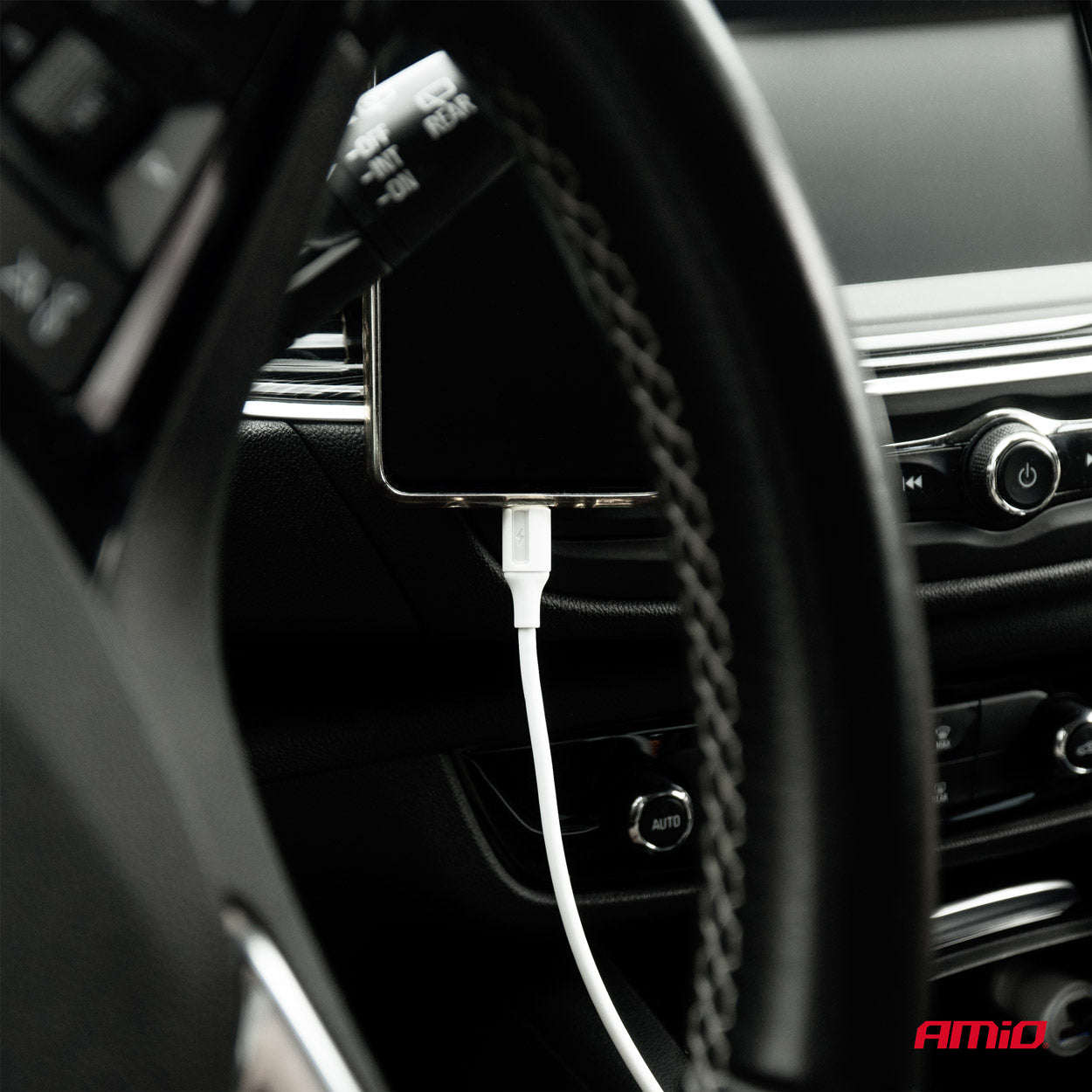 USB-A til USB-C-kabel med 3A opladning