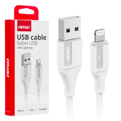 USB-A til Lightning-kabel på 100 cm