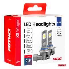 HB4 LED-pærer X5 WINGER