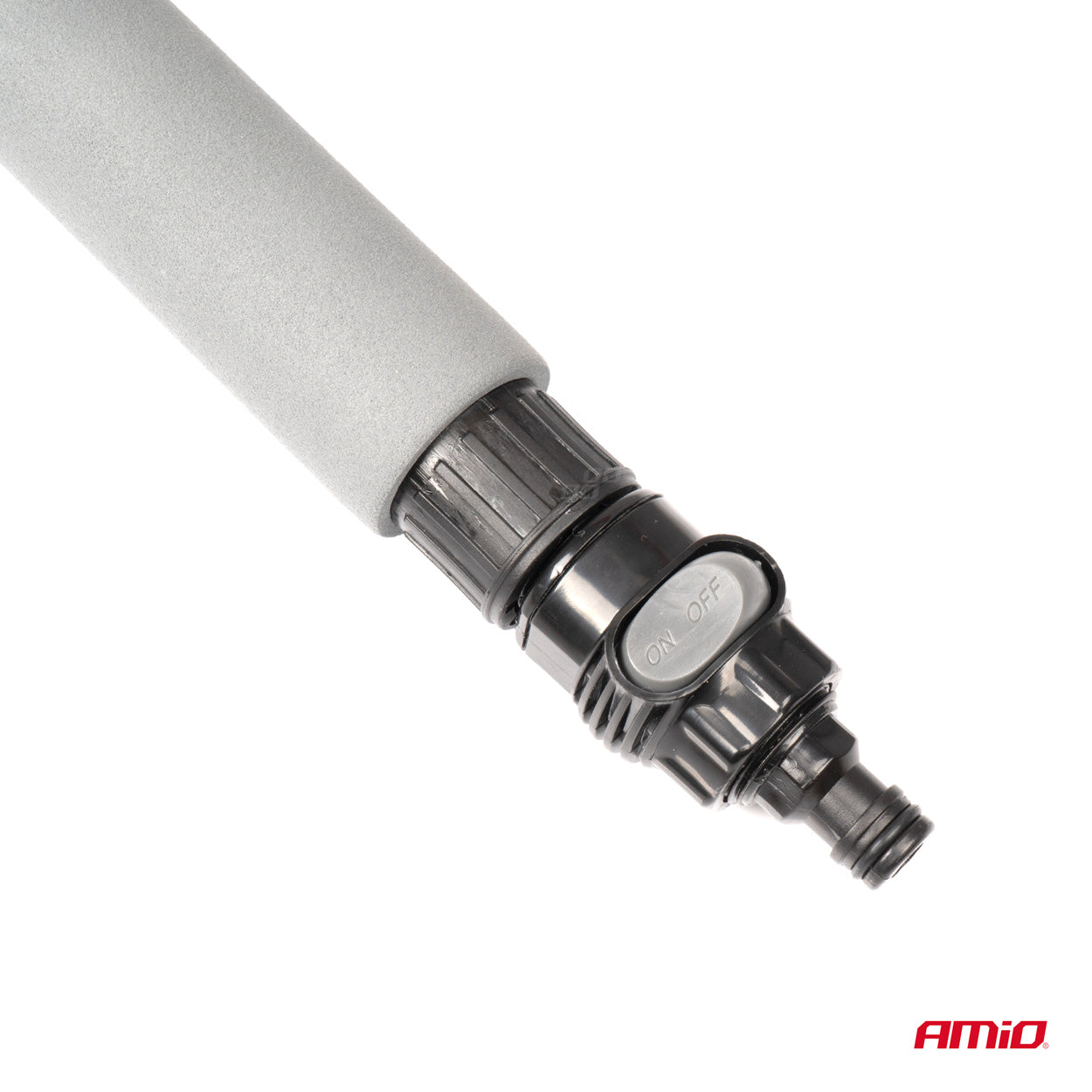 Vaskebørste med bløde fibre og langt teleskopskaft