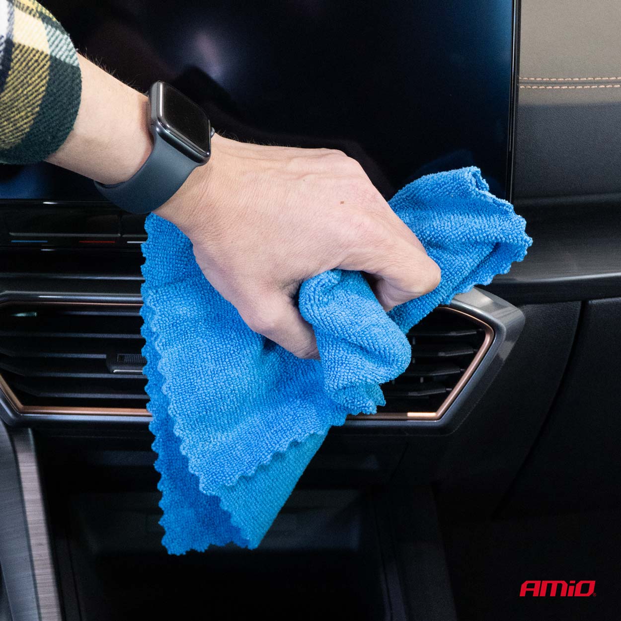 Genanvendelige mikrofiberklude i praktisk pakke