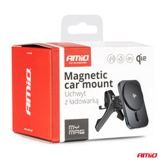 Magnetisk Qi2-bilholder med hurtigopladning