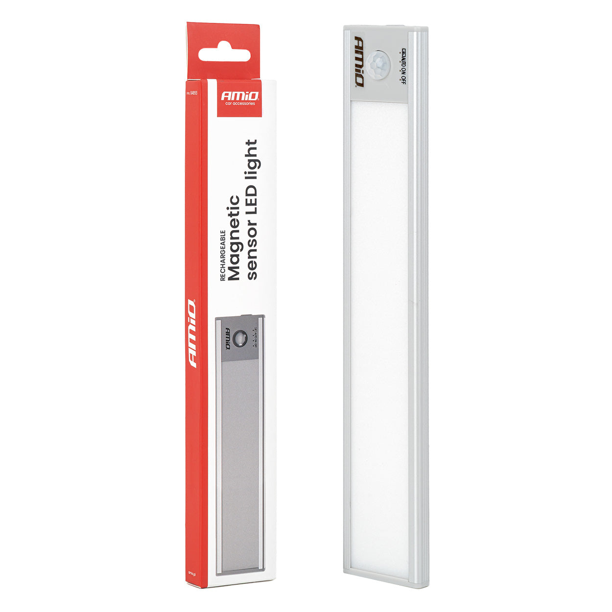Uppladdningsbar magnetisk LED-lampa med rörelsesensor