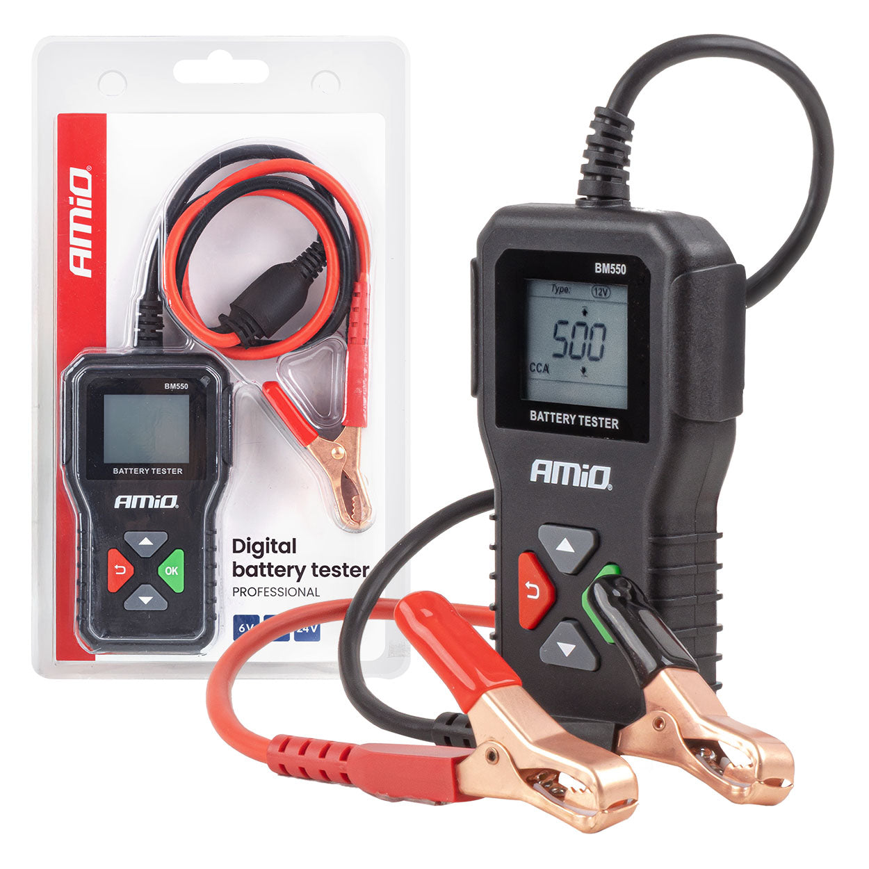 Digital batteritestare för 2-220 Ah-batterier