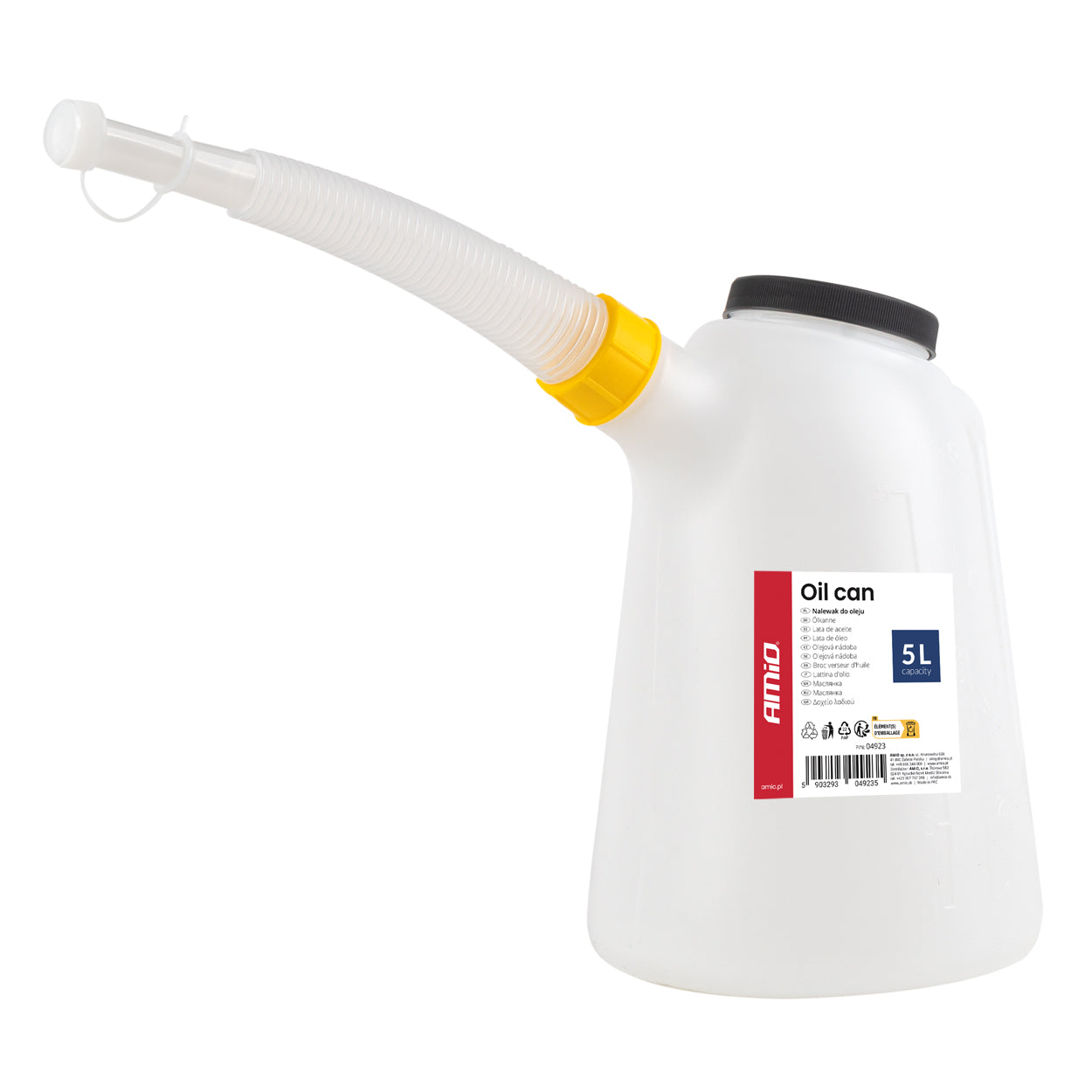 Oljekanna på 5 liter i HDPE