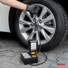 12V-kompressor för däckreparationssats