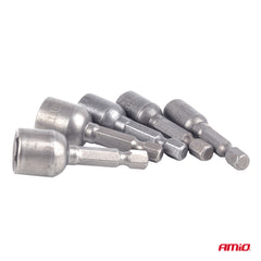 Magnetiska hylsor med 1/4 HEX-skaft