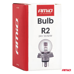R2-lampa med 55/50 W och P45T-sockel