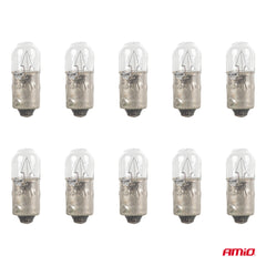 Halogenlampor med BA9S-sockel i 10-pack