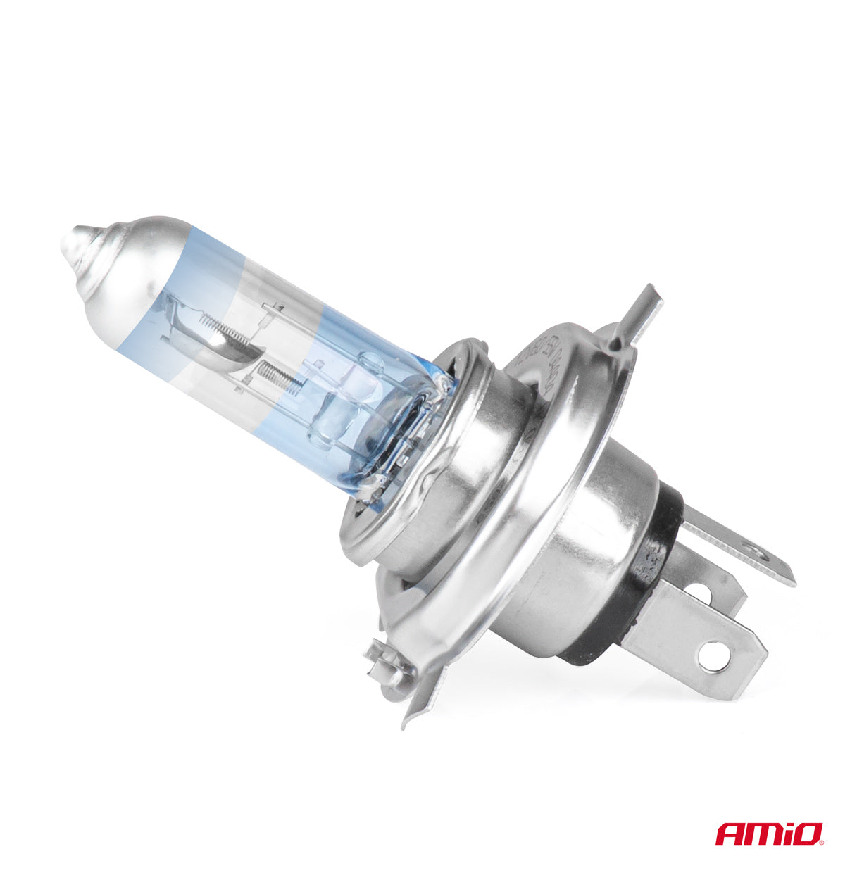 Två H4-halogenlampor med P43t-sockel för 24 V