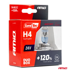 LumiTec LIMITED +120% H4-halogenlampor för halvljus och helljus