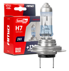 H7 halogenlampor 24V 70W LumiTec LIMITED +120% DUO