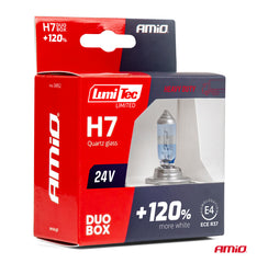 LumiTec H7 halogenlampor 24V 70W i DUO-set