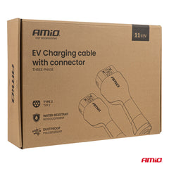 Type 2 till Type 2 laddkabel för AC-laddstation
