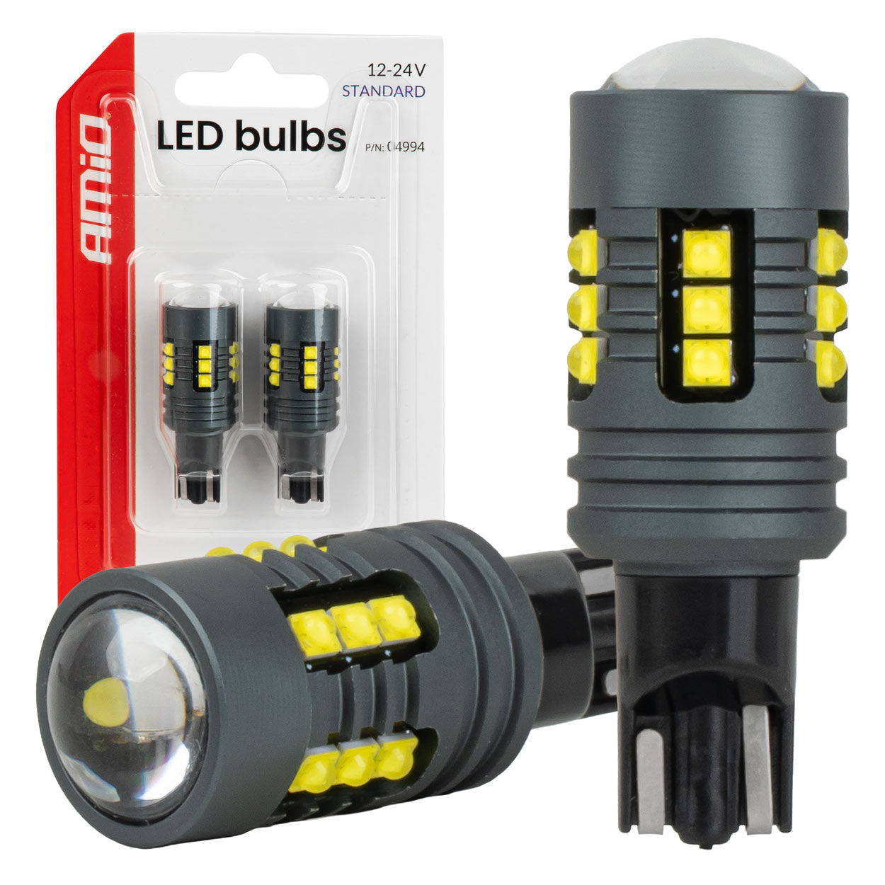 T15 LED-lampa med 18 SMD 2525-LED och vitt ljus