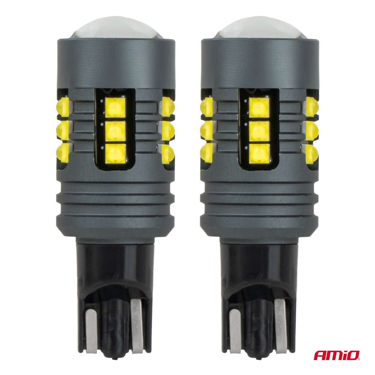 T15 LED-lampa med 18 SMD 2525-LED sedd från sidan