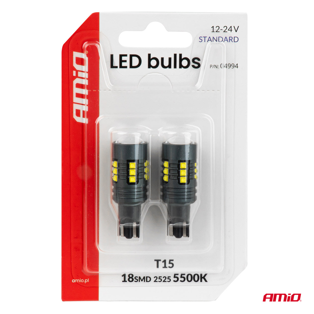 T15 LED-lampa med 18 SMD 2525-LED