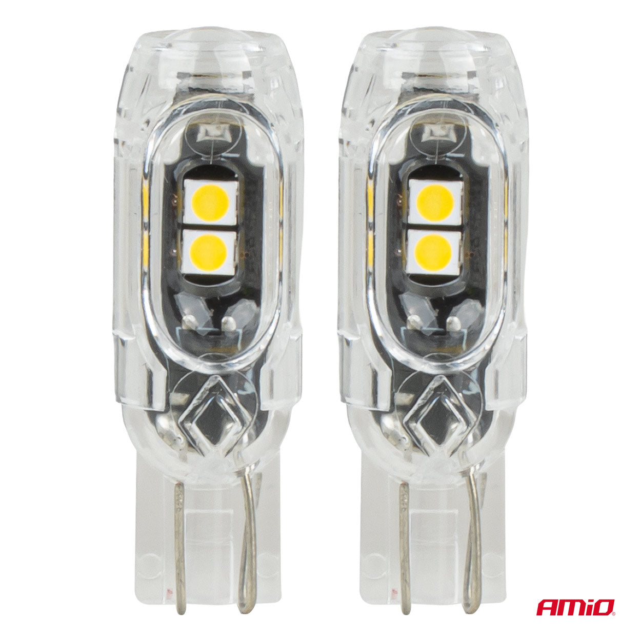 T10 LED-lampa med vitt ljus för 12V-fordonssystem