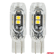 T10 LED-lampa med vitt ljus för 12V-fordonssystem