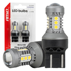 LED-lampa 7443 W21/5W med 15 SMD 3030-LED