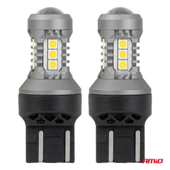 LED-lampa med standard 7443-sockel för 12/24 V