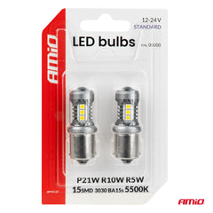 LED-lampa för 12/24 V-system