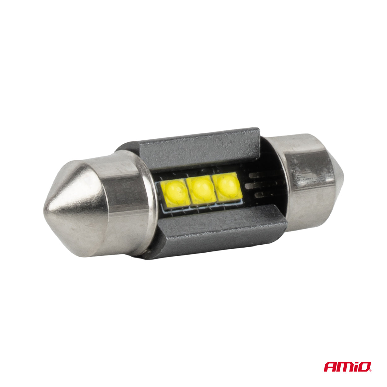 31 mm LED-lampa med vitt ljus för fordon