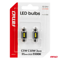 LED-lampa med 3 SMD 2525 LED och CANBUS-teknik