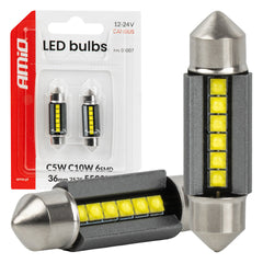 36 mm CANBUS LED-lampa med 6 SMD 2525-LED