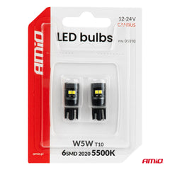T10 LED-lampa för 12/24 V-system