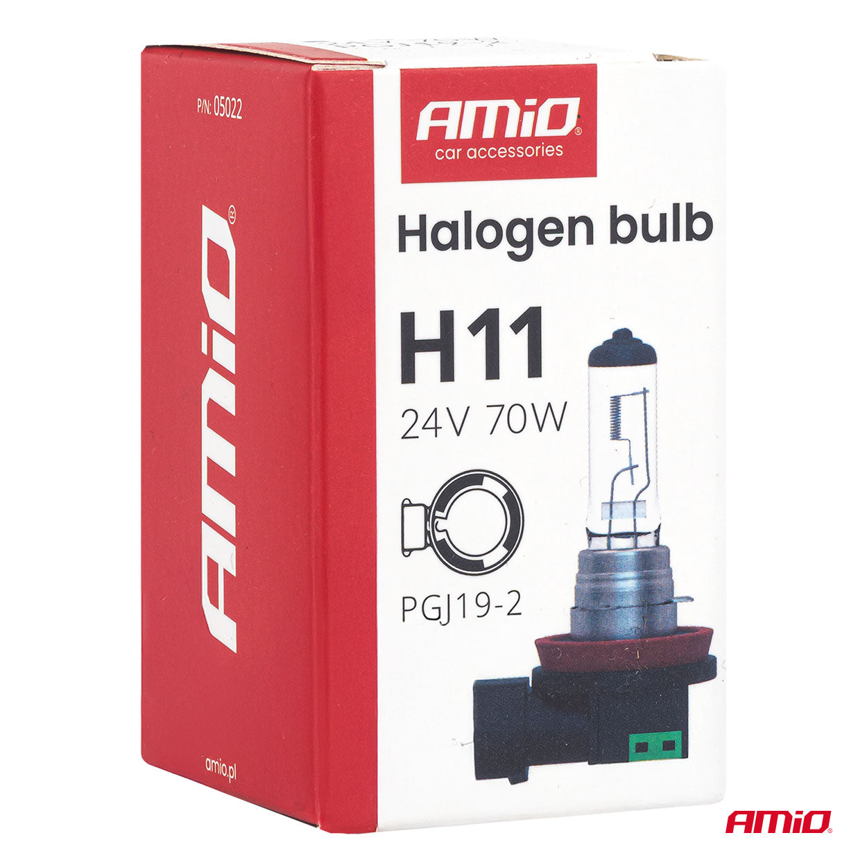 H11-halogenlampa 24 V för lastbilar och maskiner