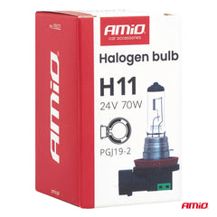 H11-halogenlampa 24 V för lastbilar och maskiner