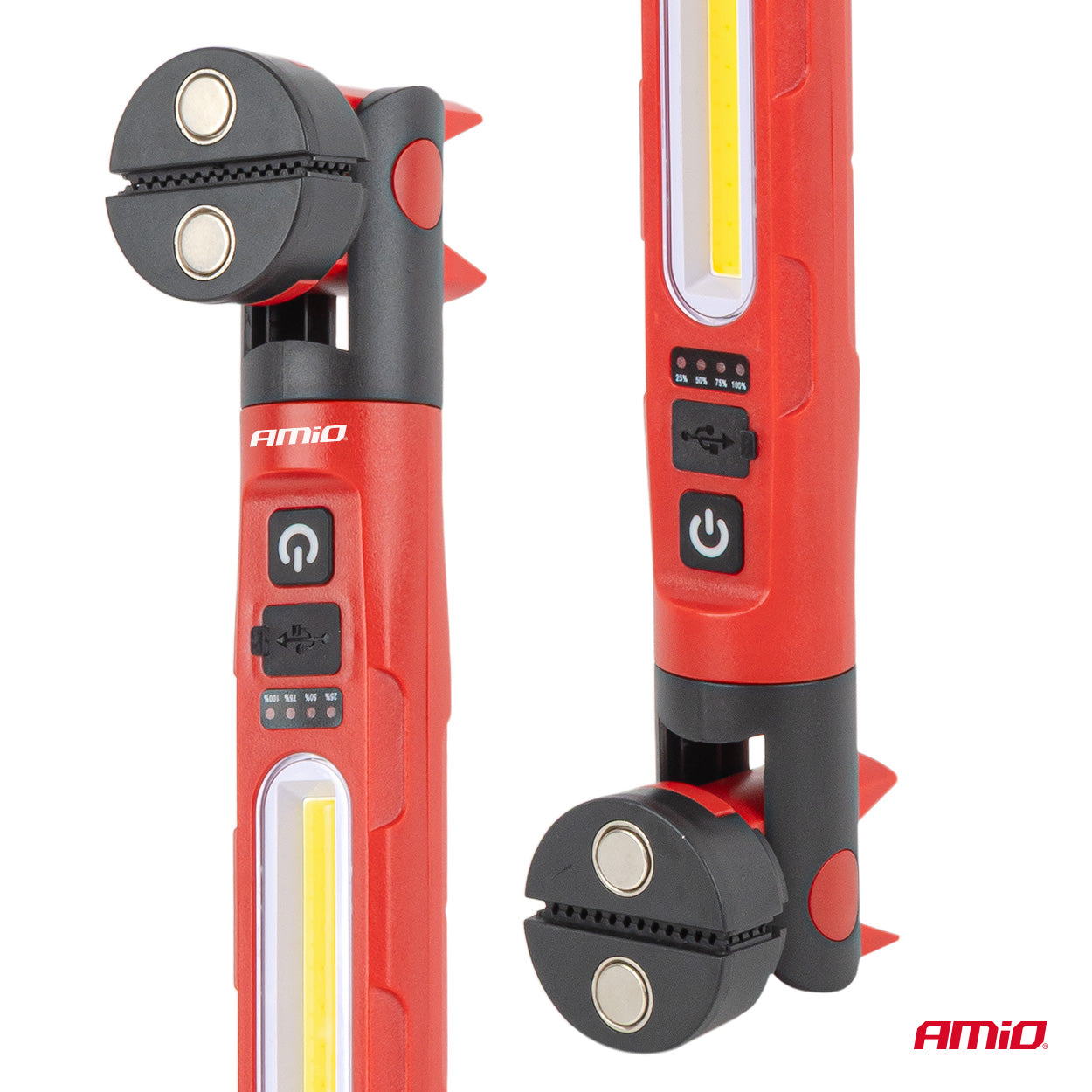 LED-inspektionslampa med 4000 mAh-batteri