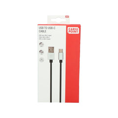 Carpoint USB-A till USB-C-kabel, 2 meter 